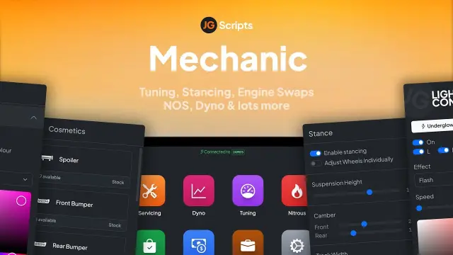 JG Mechanic Script: FiveM Tuning & Repair