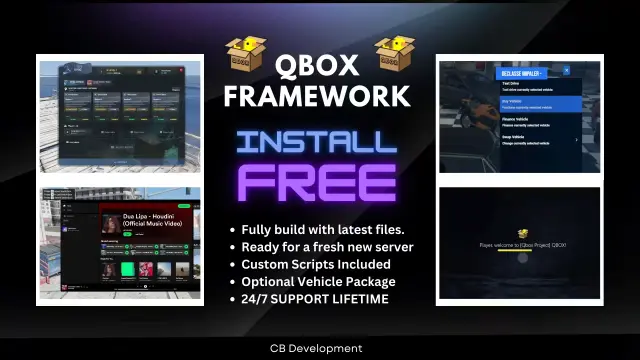 Full Custom Qbox Framework for FiveM