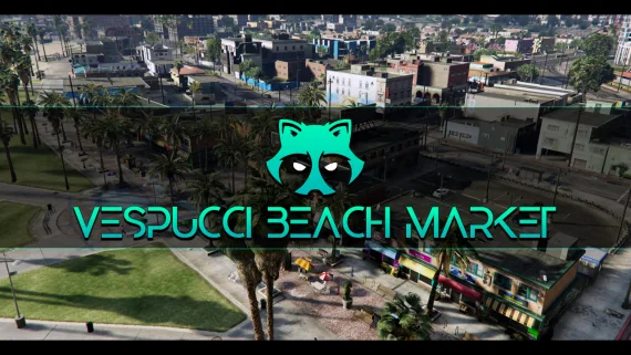 Gabz Vespucci Beach Market MLO for FiveM