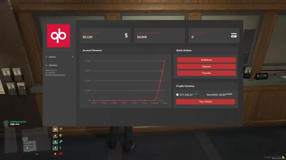 QBCore Framework V1: Full FiveM Server - preview screenshot